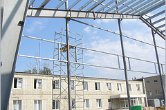 15. Подготовка проемов под окна из оцинкованных холодногнутых профилей или трубы.