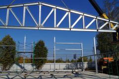 Весь каркас изготовлен из оцинк. профилей