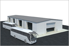 1. هنغار للحافلات