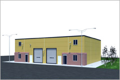 4. ورشة صغيرة مع مكتب لإنتاج العصير